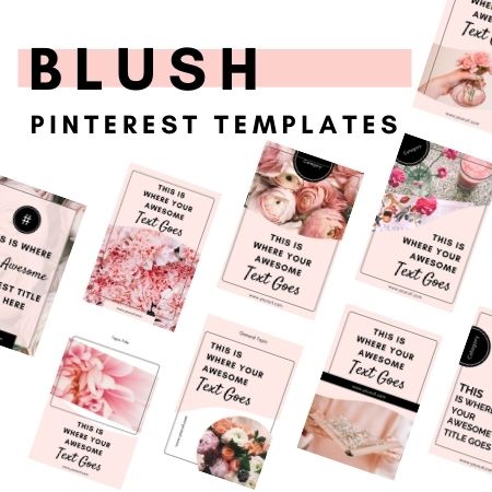 BLUSH Pinterest Templates For Sale SHOP ASSET 2