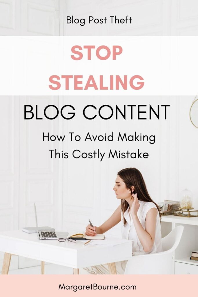 Stop Stealing Blog Content PIN