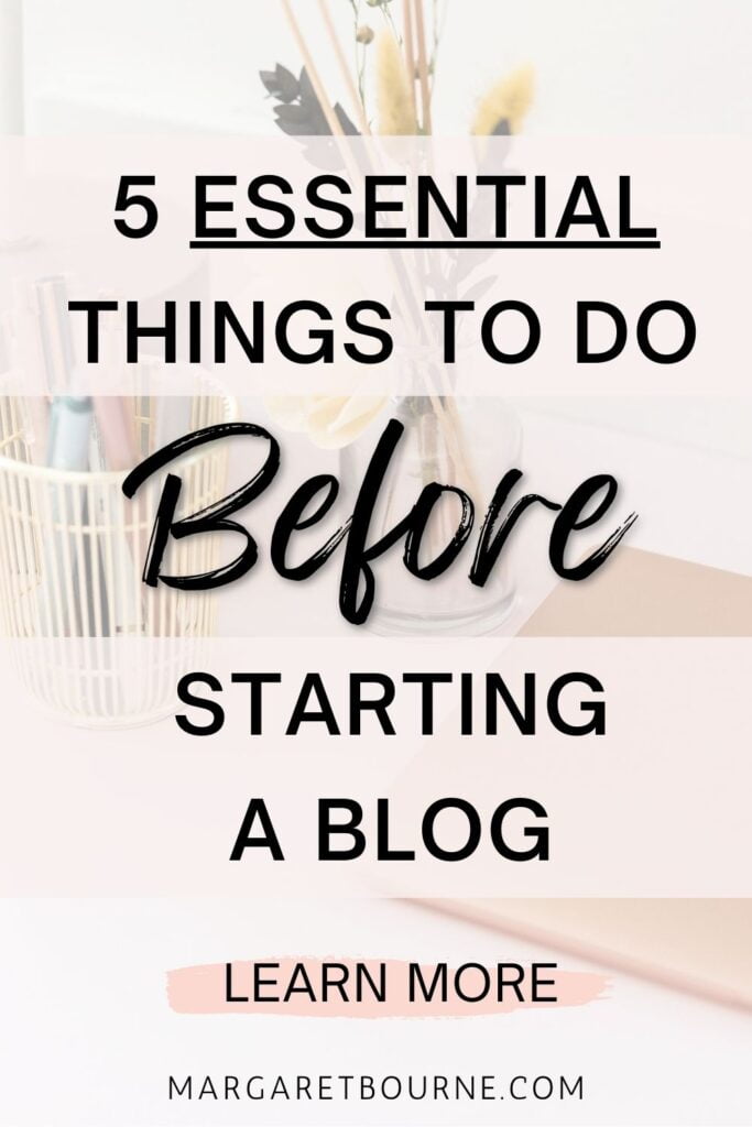 Create A Plan Key Things To Do Before Launching A Blog PIN1
