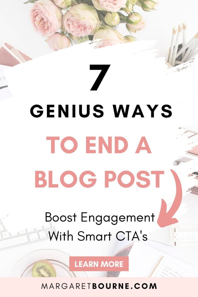 Genius Ways To End A Blog Post Pin Oct22