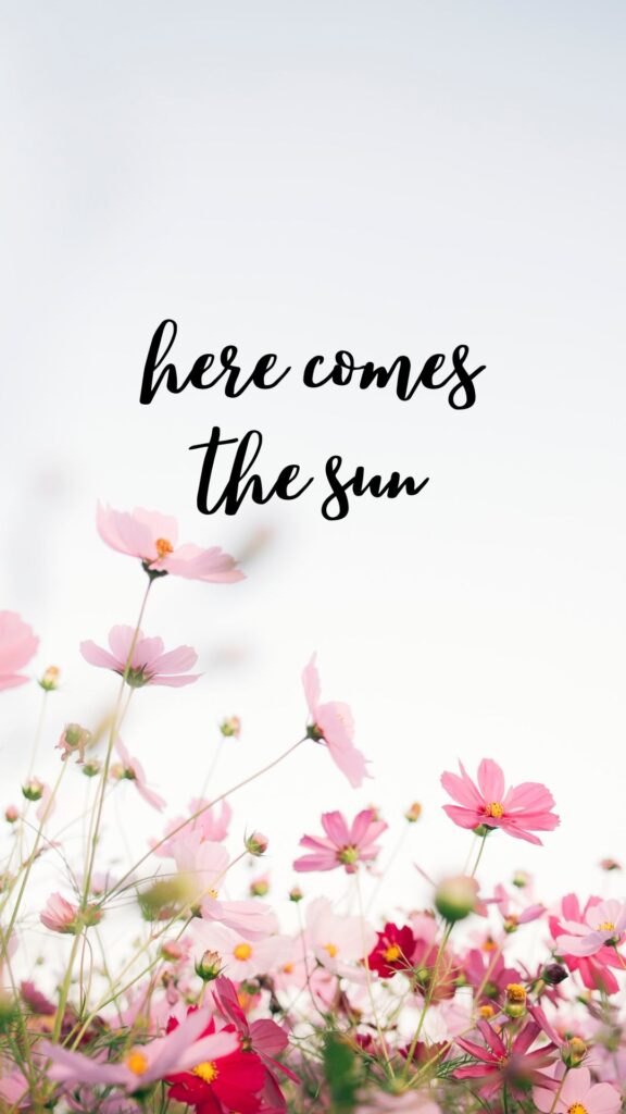 Spring Wallpapers for iPhone Here Comes The Sun