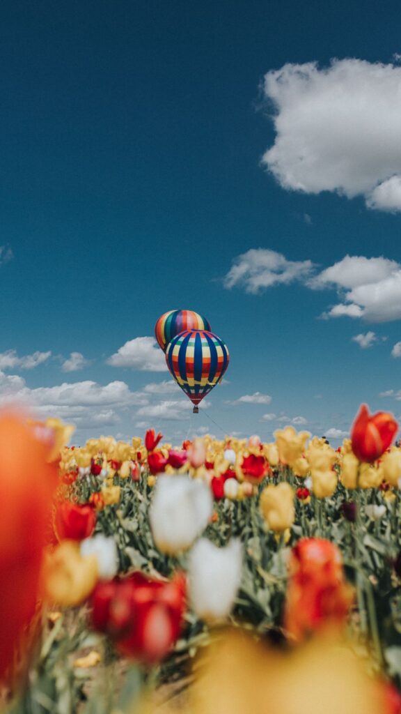 Spring Wallpapers for iPhone Spring balloon ride