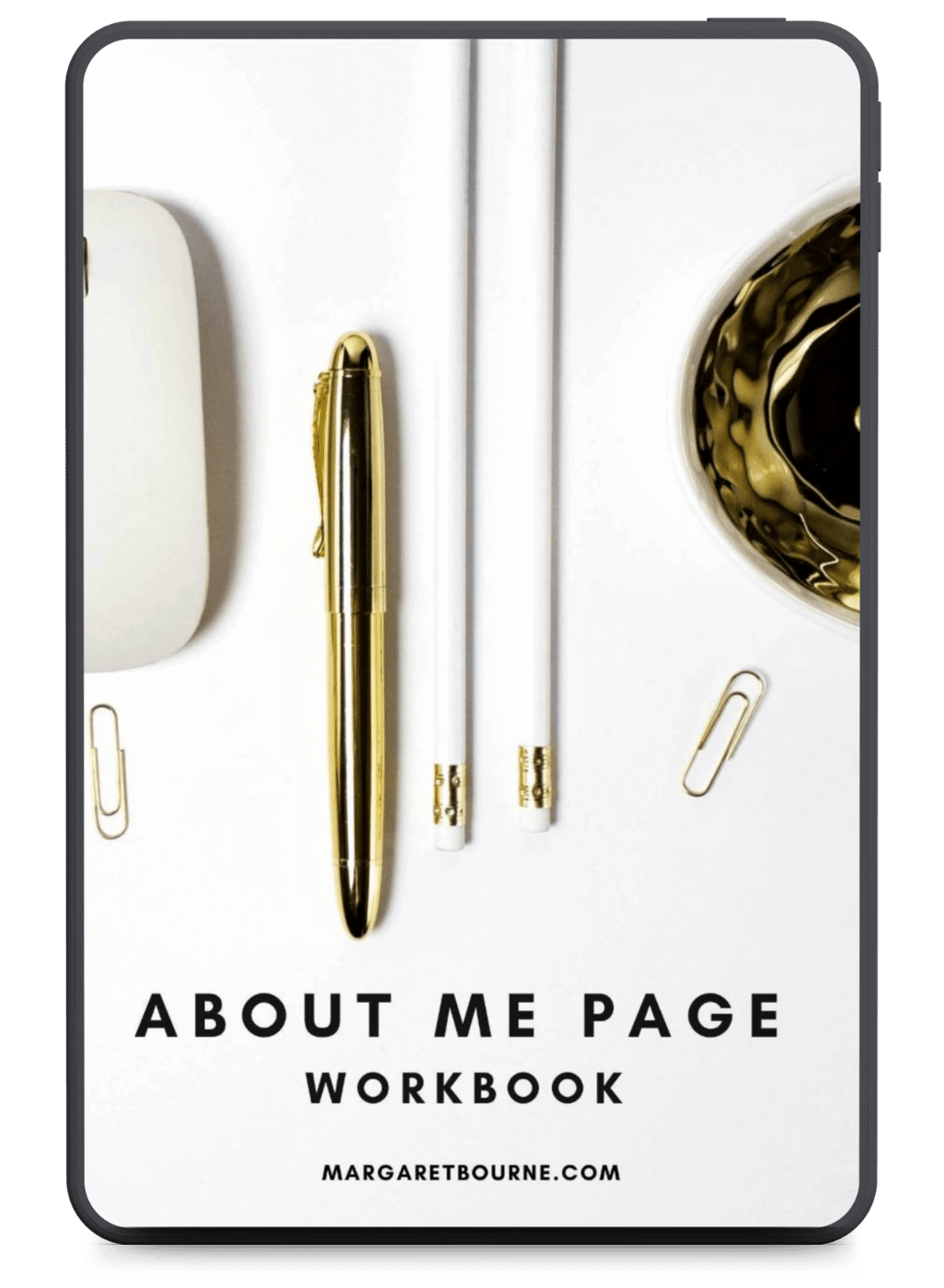 About Me page workbook.