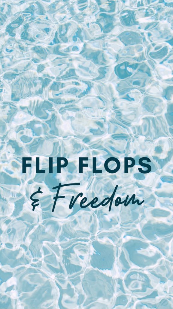 Summer Wallpaper flip flops