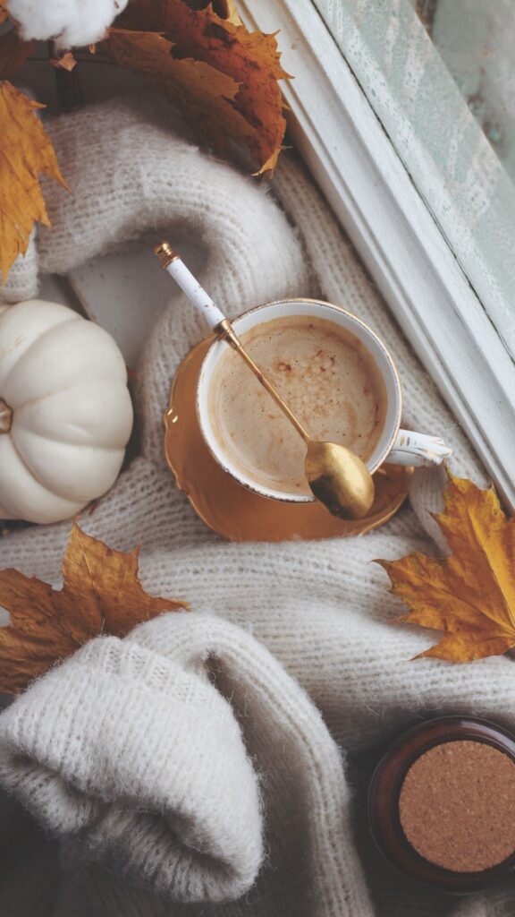 Fall Wallpapers for iPhone Coffee and sweaters