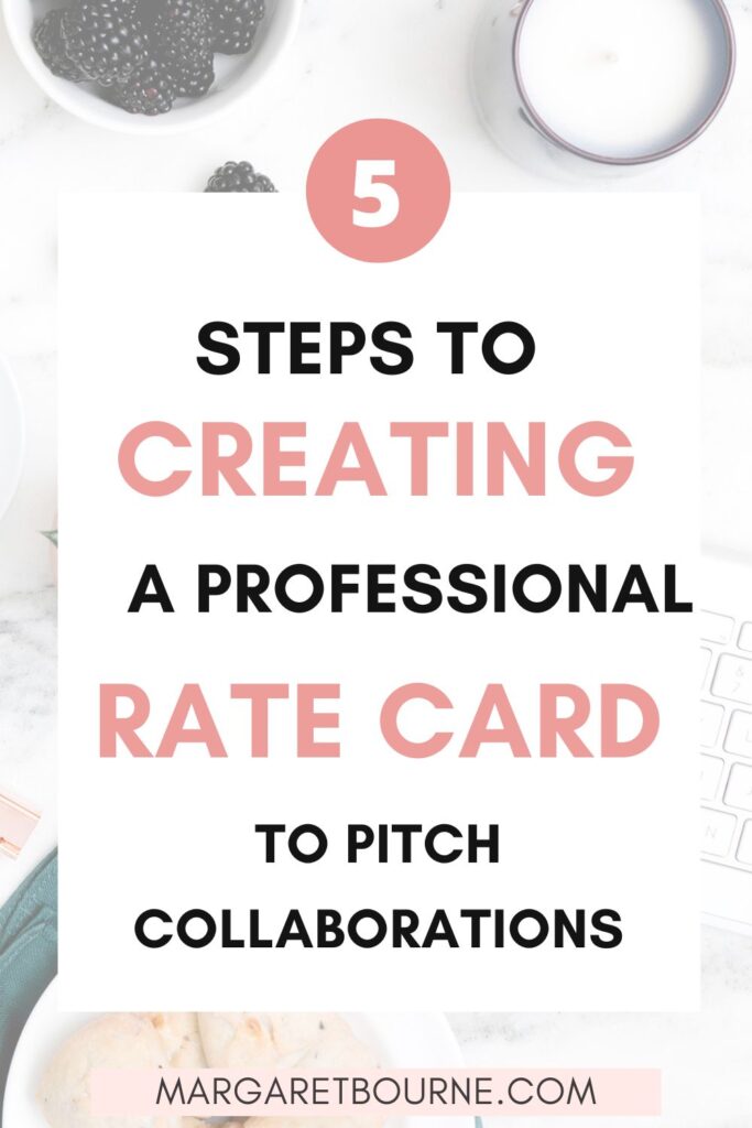 How To Create A Rate Card PIN2