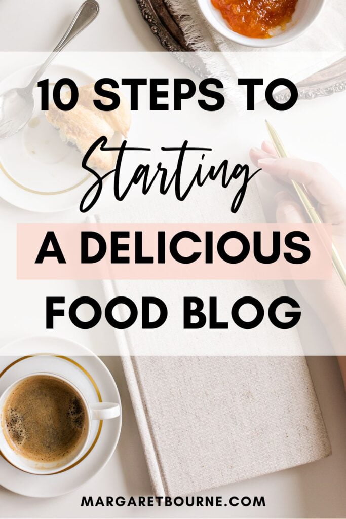 How to start a food blog pin1