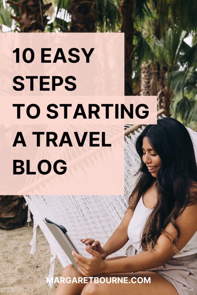 How to start a travel blog pin2