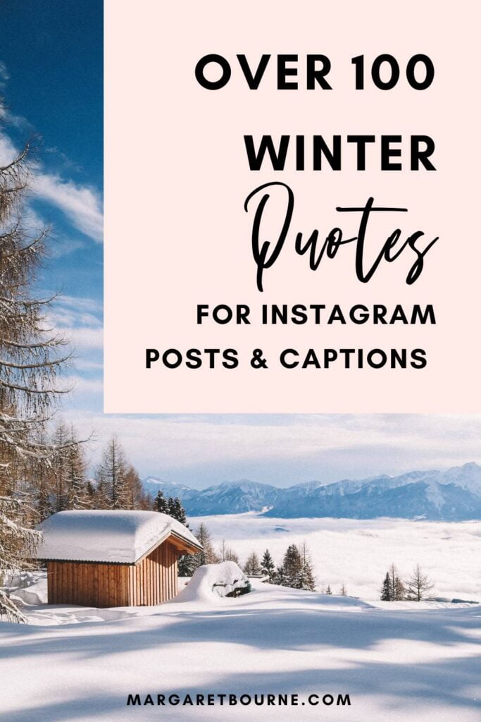 Winter Quotes For Instagram Posts and Captions Pin2