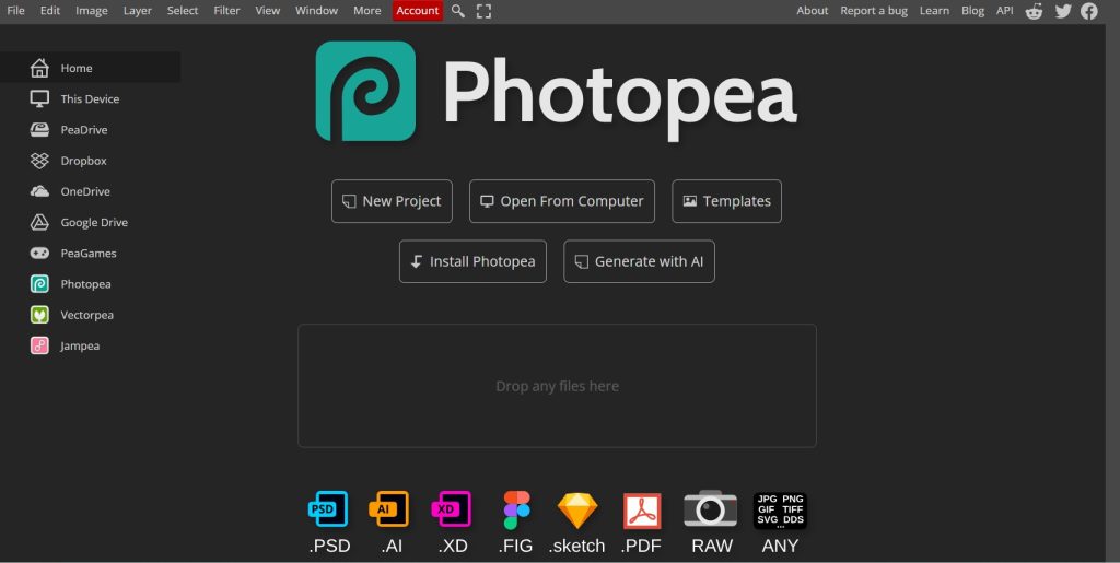 5 Best Free Online Photo Editing Tools For Bloggers 5 Free Online Photo Editors Photopea