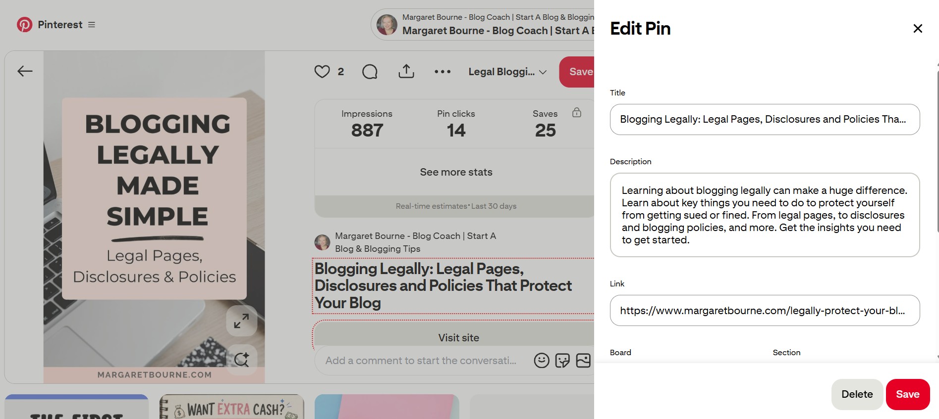 How To Find Pinterest Keywords And Use Them To Boost Blog Traffic 3 How To Find Pinterest Keywords Example of A Successful Pin