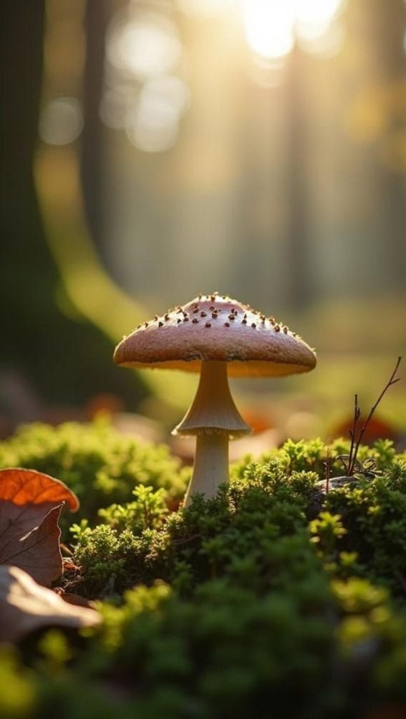 60+ Fall Wallpapers For iPhone Screens To Get Into The Autumn Vibe 31 Fall wallpapers for iPhone mushroom 1