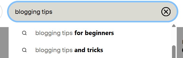 How To Use Pinterest For Blogging: Grow Blog Traffic With Pinterest In 2026 8 Pinterest keyword search.