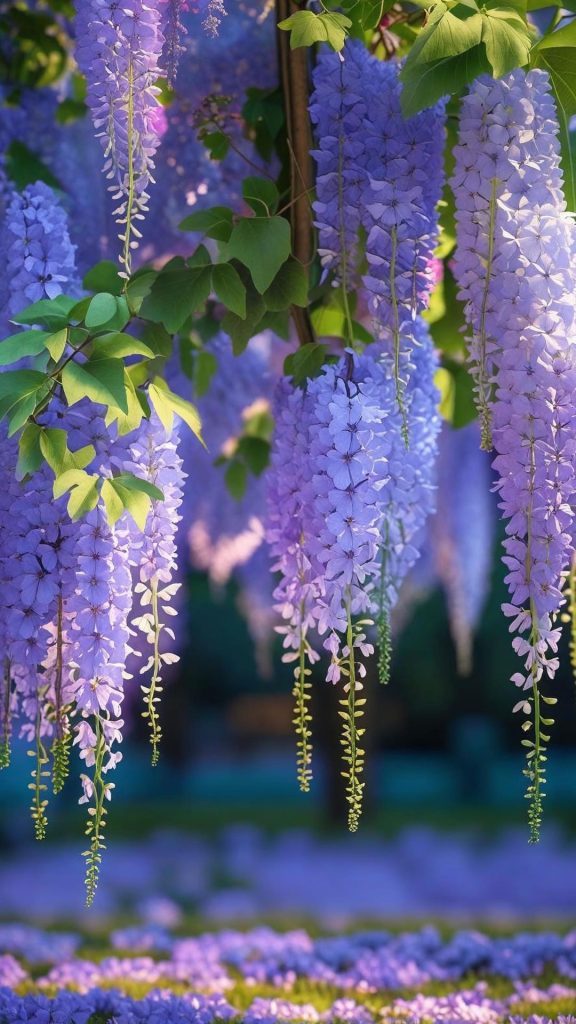 50+ Stunning Spring Wallpapers For iPhone Lock Screens 45 Spring Wallpapers for iPhones Wisteria