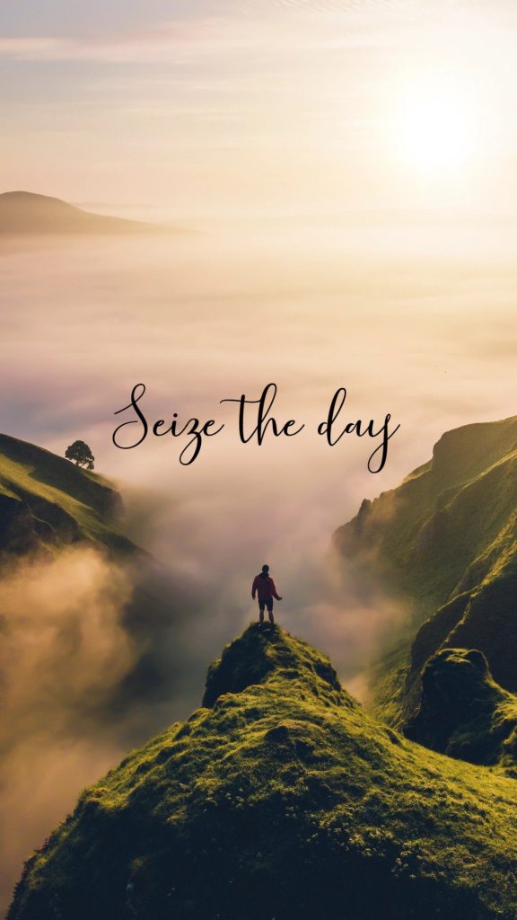 50 Motivational Wallpapers For iPhone Lockscreens 13 Motivational Quote Wallpaper seize the day 576x1024 1
