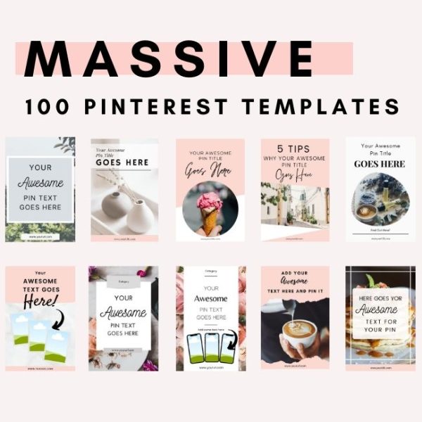 Massive 100 Pinterest Templates SIP